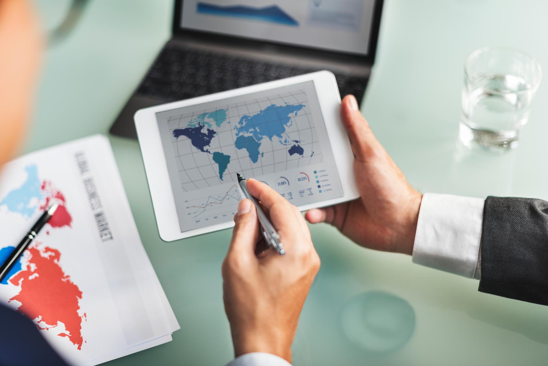 Business People Working Data Project
